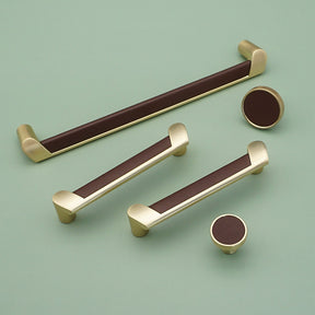 Stylish Brass Wardrobe Handles