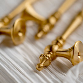 Vintage Solid Brass Kitchen Cabinet Pull Handles