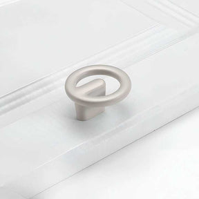 Cream Style Flush Sliding Drawer Knobs