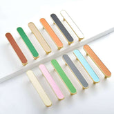 128mm Colorful  Leather Pure Copper Drawer Handles