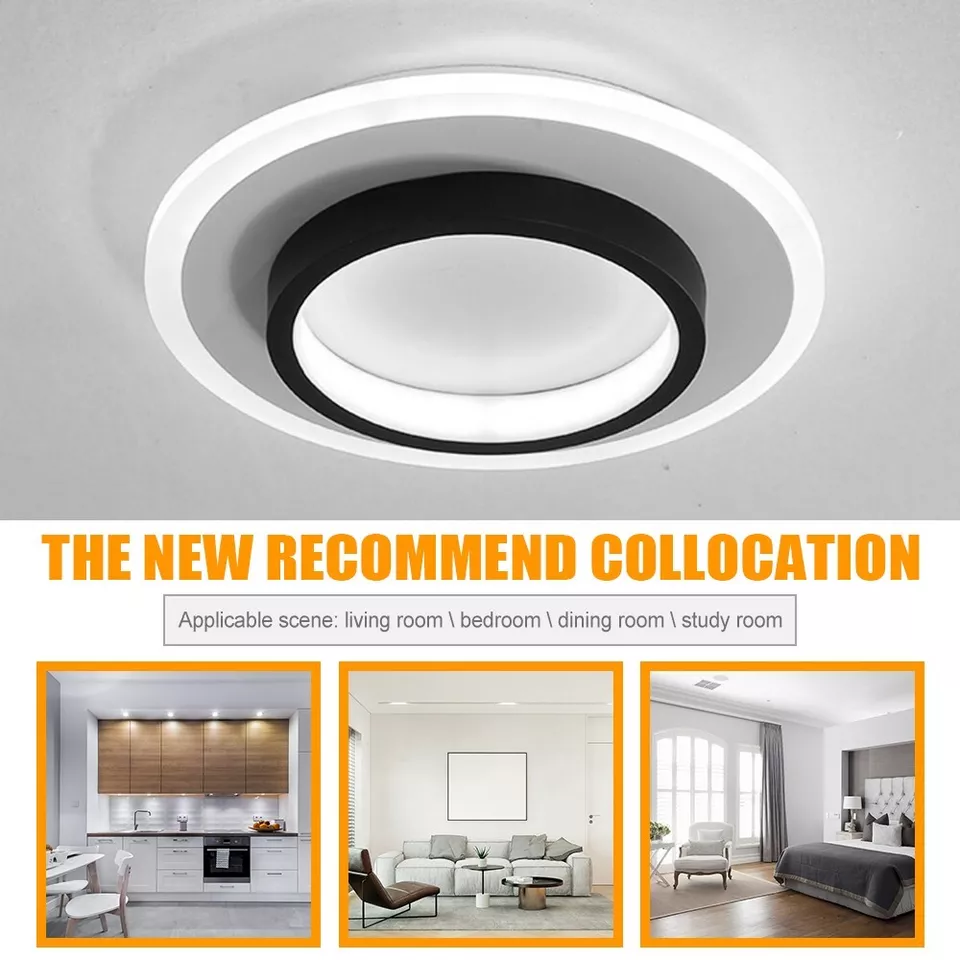 Round Metal Acrylic LED Hallway Ceiling Lights