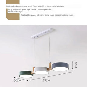 Stylish Metal Multi Light Nordic Flush Ceiling Light For Kitchen