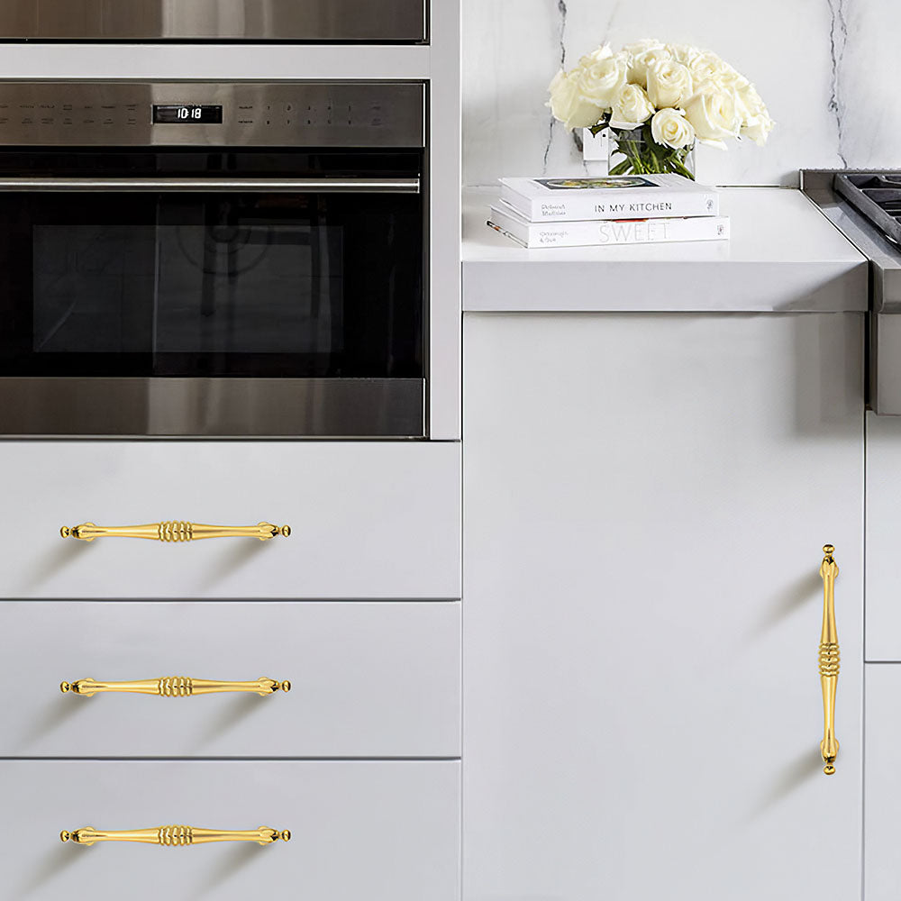 Modern Luxury Gold Bar Cabinet Pull Handles