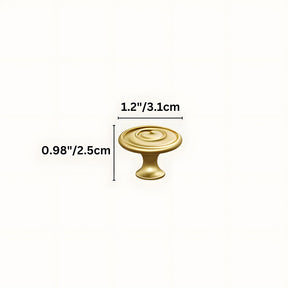 French Style Solid Brass Cabinet Drawer Handles