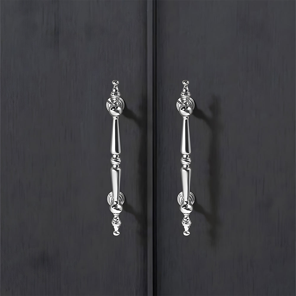 silver cabinet handles