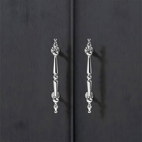 silver cabinet handles