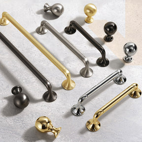 Nordic Luxury Zinc Alloy Cabinet Pulls