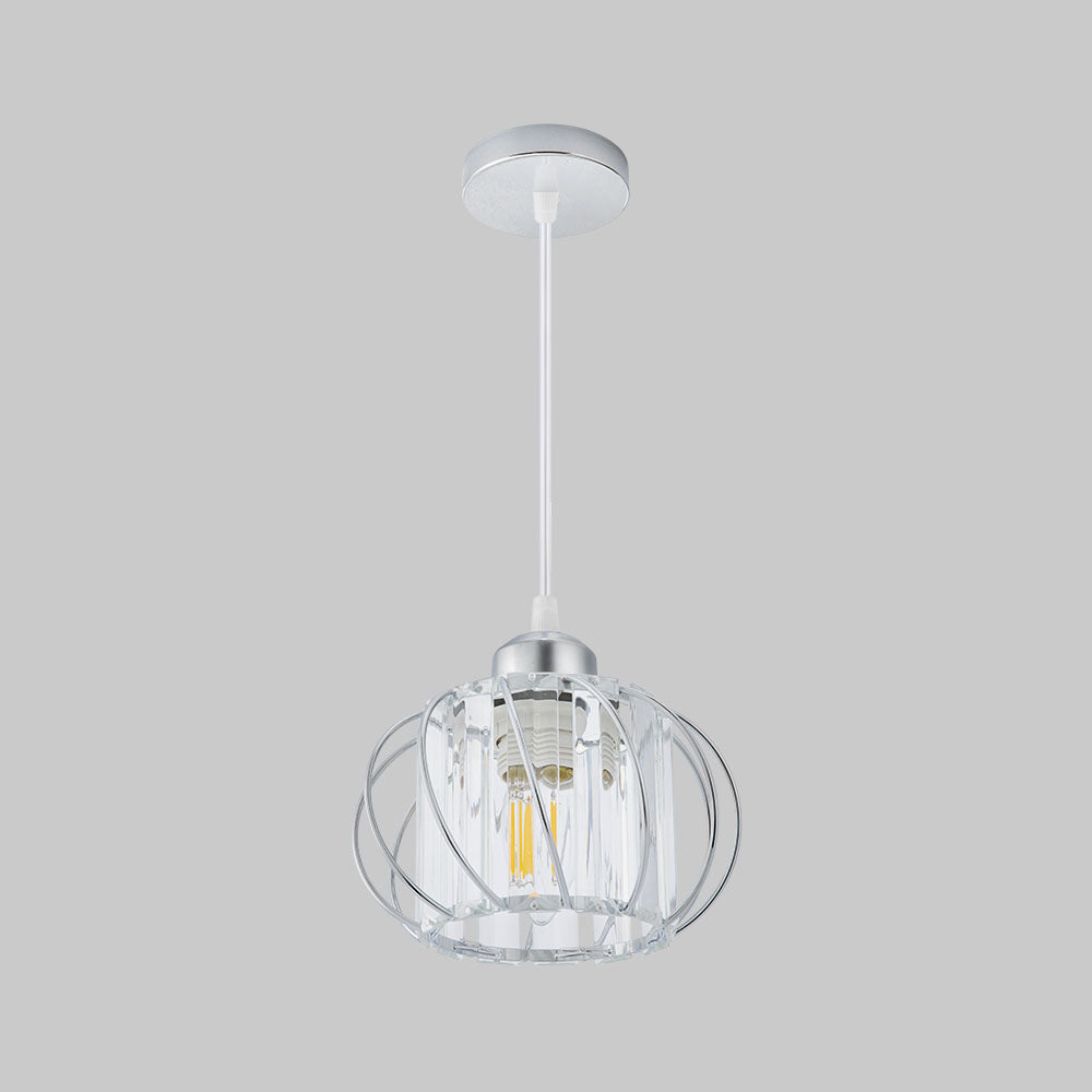 Nordic Simple Globular Glass Hallway Pendant Lighting