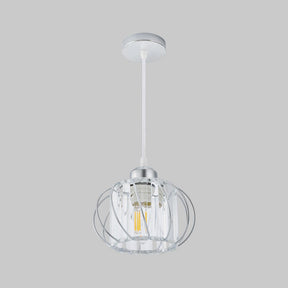 Nordic Simple Globular Glass Hallway Pendant Lighting