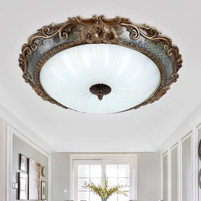 Floral Pedestal Rustic Ceiling Lights