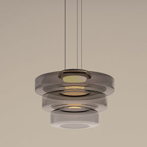 Modern Multi-Layer Glass Pendant Ceiling Light