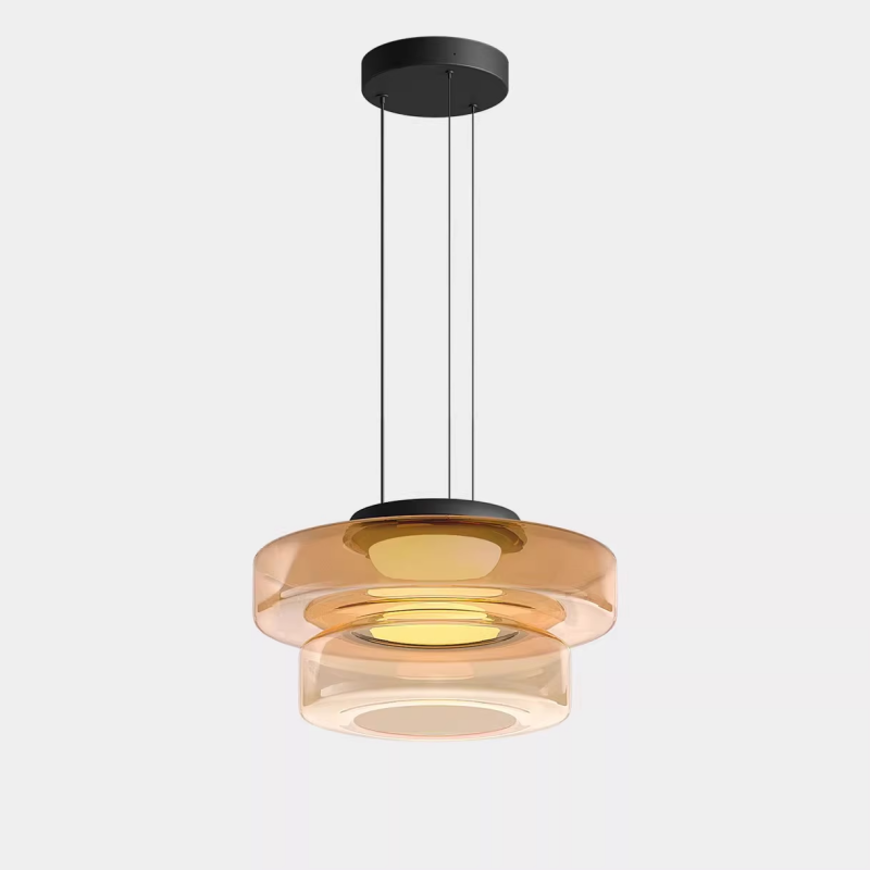 Modern Multi-Layer Glass Pendant Ceiling Light