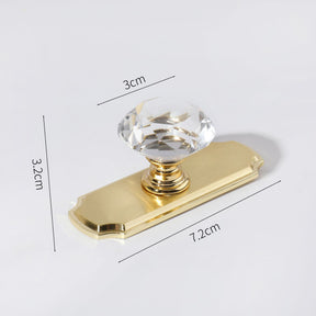 Gold Crystal Cupboard Decorative Handles