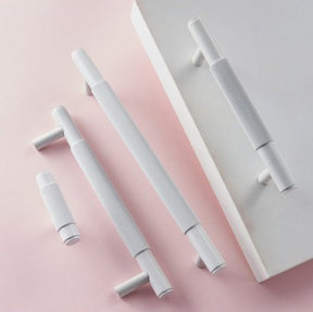 White Solid Grass Furniture Handles and Cabinet Hardware Dresser Pulls