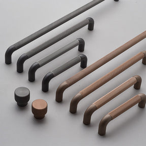 Long Cupboard Bar Knurled Handles