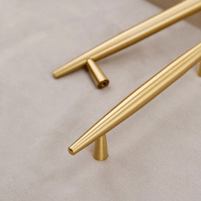 Modern Solid Brass Kitchen Cabinet Handles