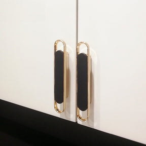 Brushed Brass Drawer Pull Handles