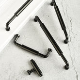 Modern Minimalist Dark Kitchen Cabinet Handles