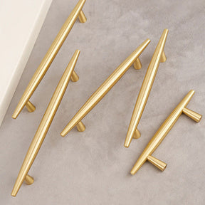 Modern Solid Brass Kitchen Cabinet Handles