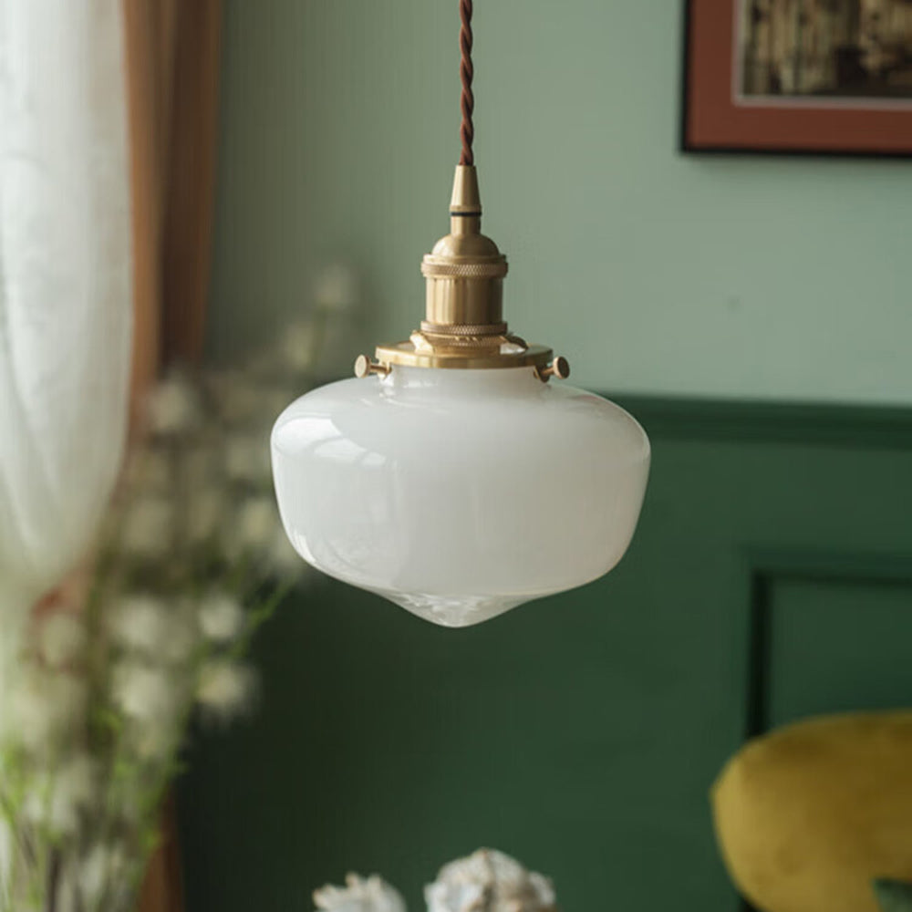 Simple Retro White Ceiling Pendant Lights