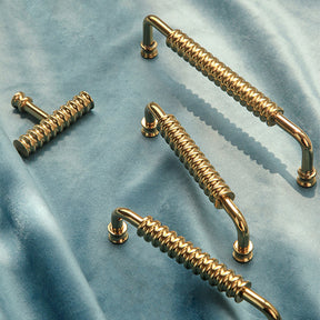 Spiral Pure Copper Cabinet Pulls