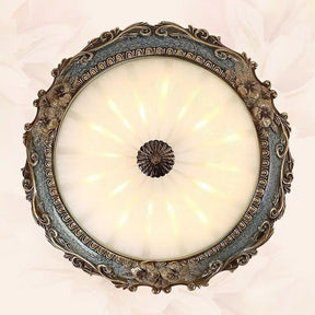 Floral Pedestal Rustic Ceiling Lights