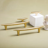 Unique Brushed Brass Cabinet Handles