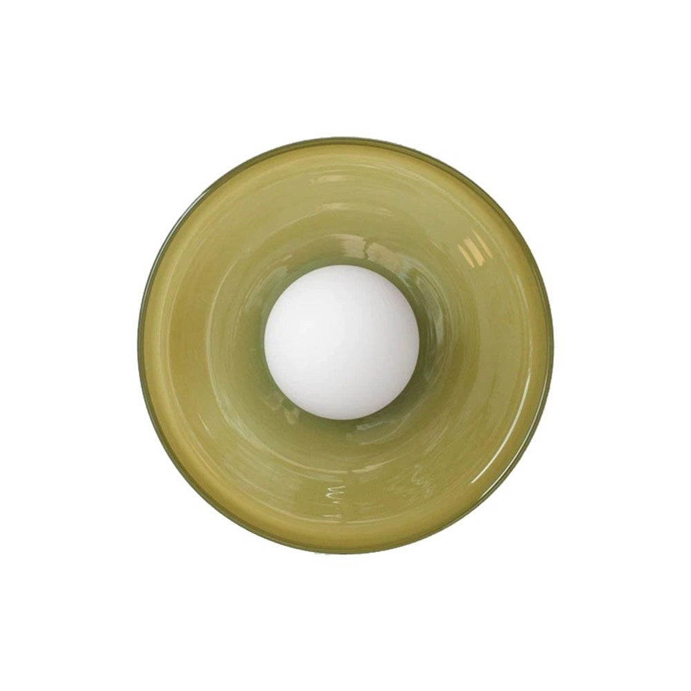 Modern Glass Round Glass Ceiling Light