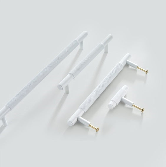 White Solid Grass Furniture Handles and Cabinet Hardware Dresser Pulls