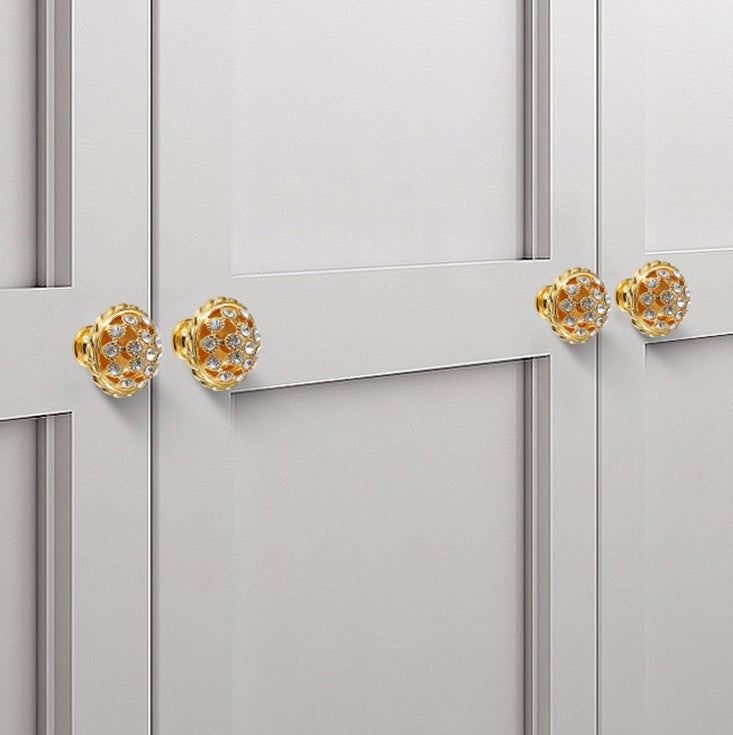 Luxury Hollow Brass Dresser Knobs and Pulls