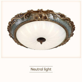 Floral Pedestal Rustic Ceiling Lights