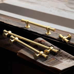 Brushed Brass Drawer Pulls