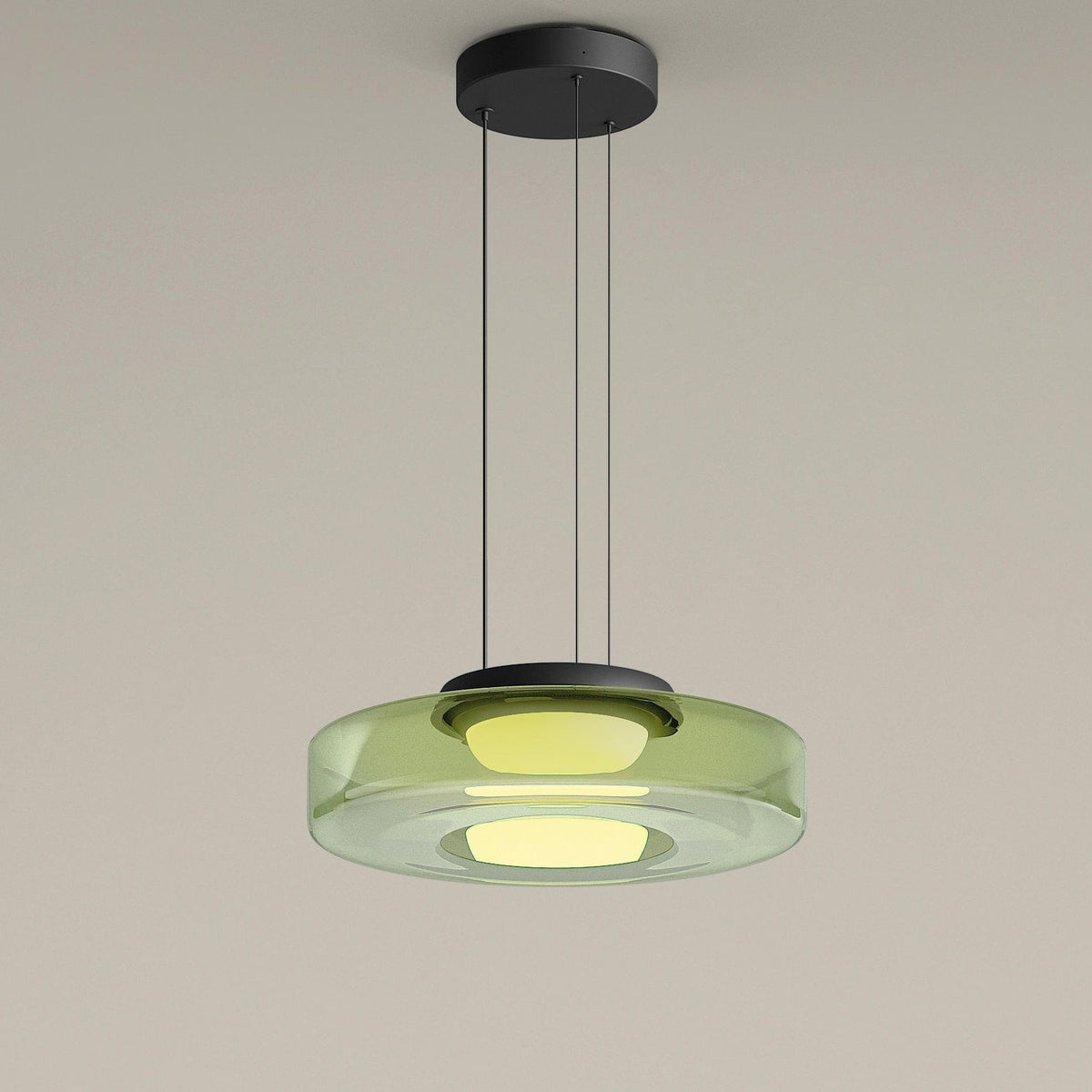 Modern Multi-Layer Glass Pendant Ceiling Light