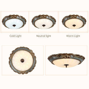 Floral Pedestal Rustic Ceiling Lights