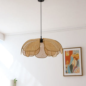 Vintage Rattan Kitchen Island Pendant Lights