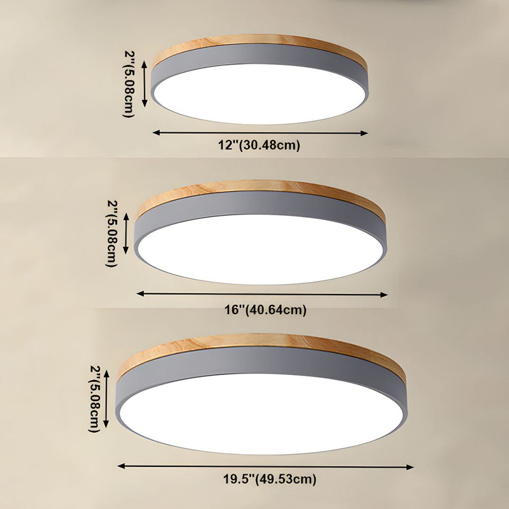 Round Flush Ceiling Lights for Living Room