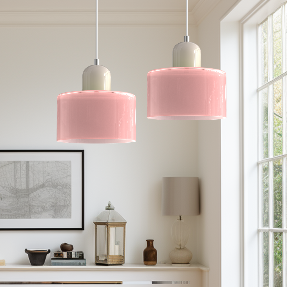 Modern Bauhaus Glass Pendant Light