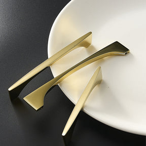 Solid Brass Gold Arch Cabinet Handles