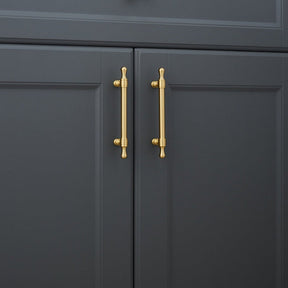 Brushed Brass Bar Pull Handles