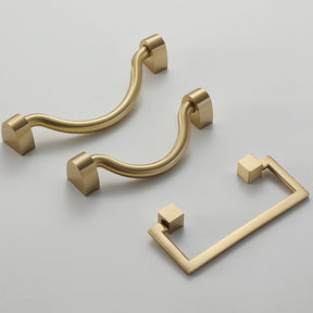 Brass Drop Bail Cabinet Handles