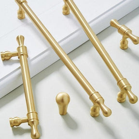 Brushed Brass Bar Pull Handles