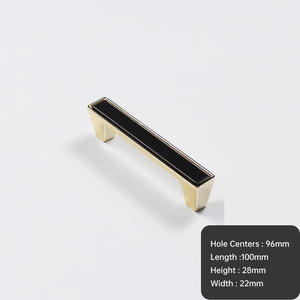 Modern Square Zinc Alloy Kitchen Cabinet Pulls for Deco