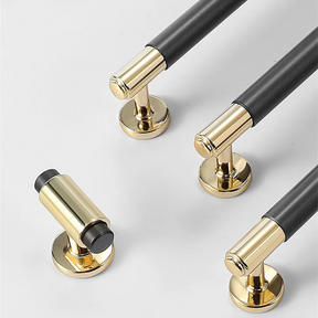 Modern Aluminium Alloy Two Toned Cabinet Handles