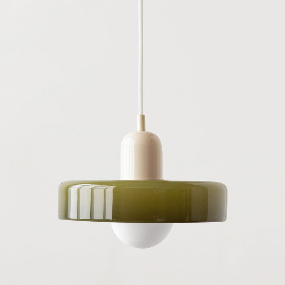 Colorful Bauhaus Modern Glass Ceiling Pendant Light