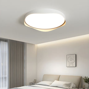 Modern Geometric White Ceiling Light