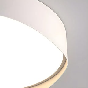 Modern Geometric White Ceiling Light