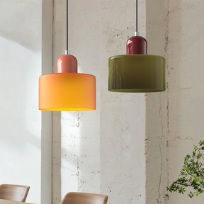 Modern Bauhaus Glass Pendant Light