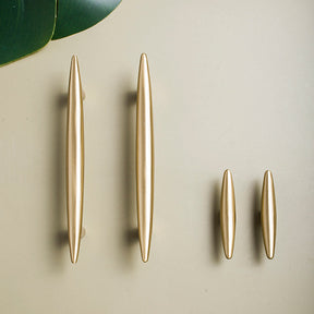 Unique Brushed Brass Cabinet Handles