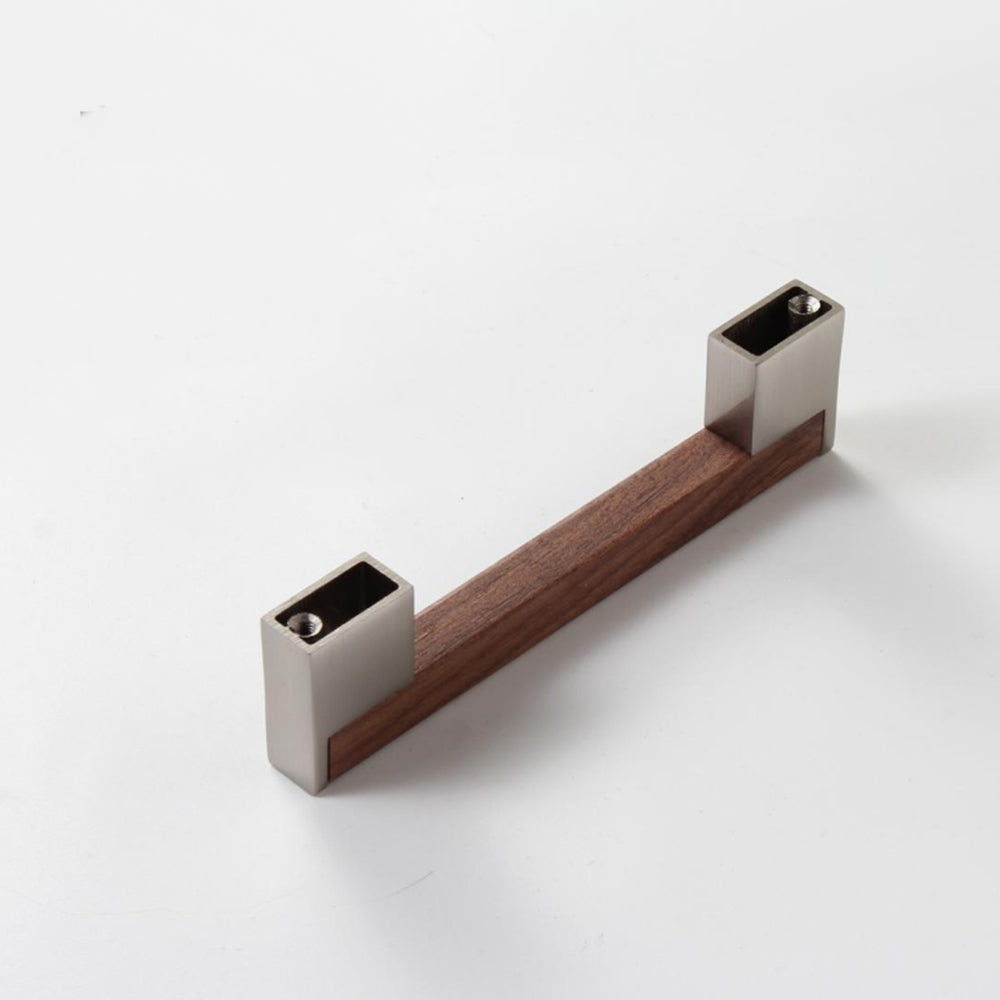 Square Wood Grain Drawer Pull Handles