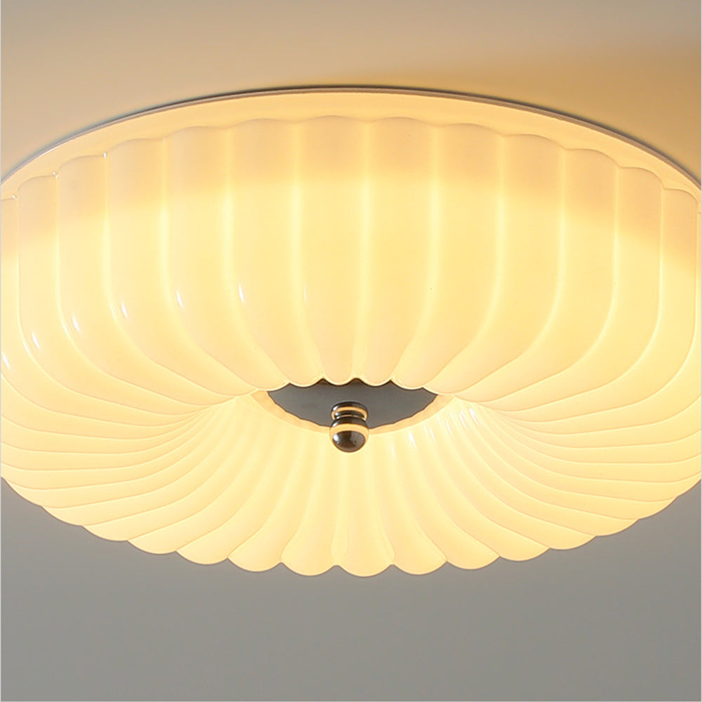 Medieval Cream Style Bauhaus Glass Ceiling Light -Homdiy